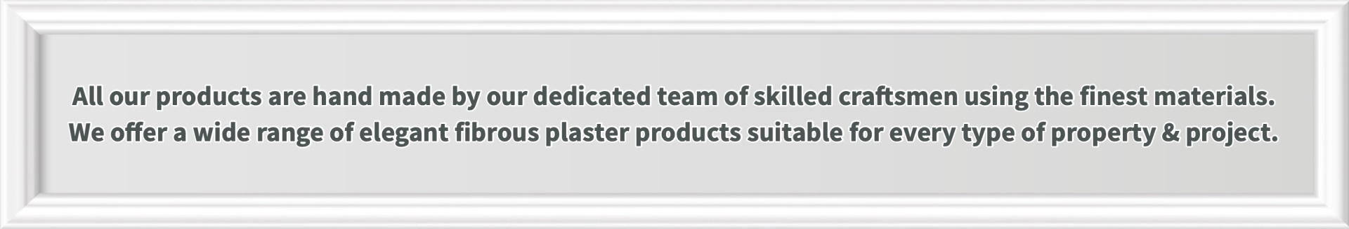 Products Intro Text in Frame